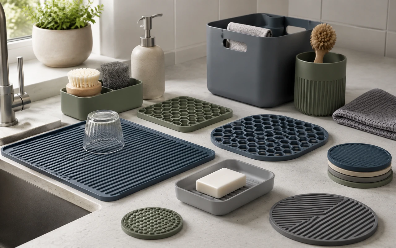 Silicone household and everyday-use product applications