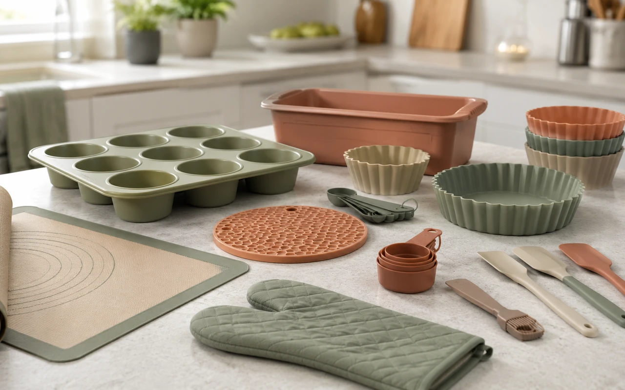 Silicone applications for food preparation and baking