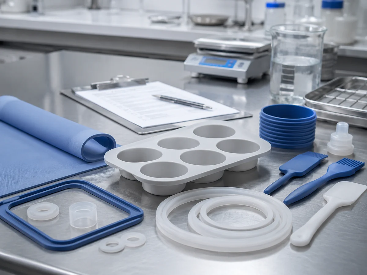 Silicone applications for food preparation and baking