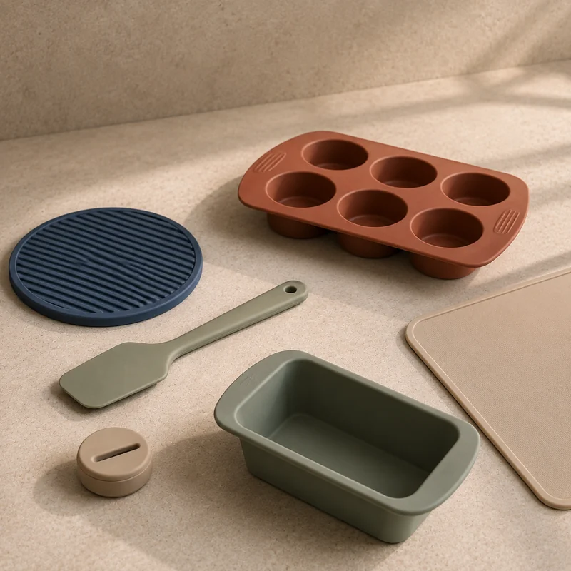 Representative silicone kitchenware and bakeware product programme