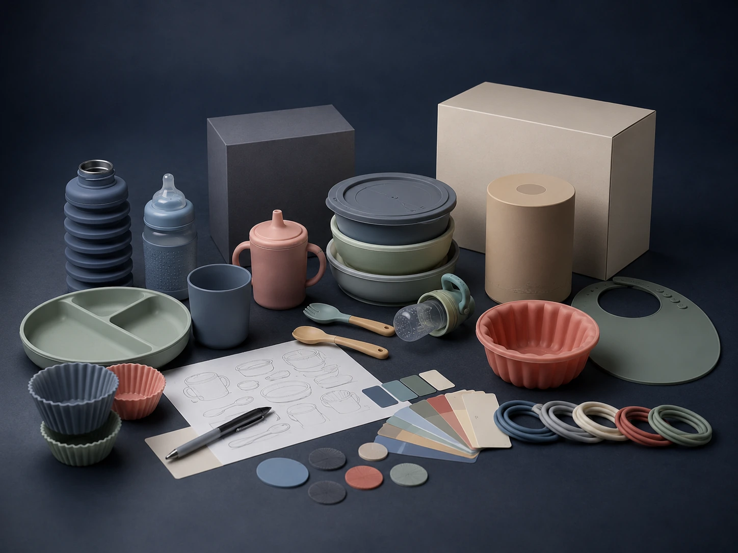 Representative OEM and private-label silicone product development programme